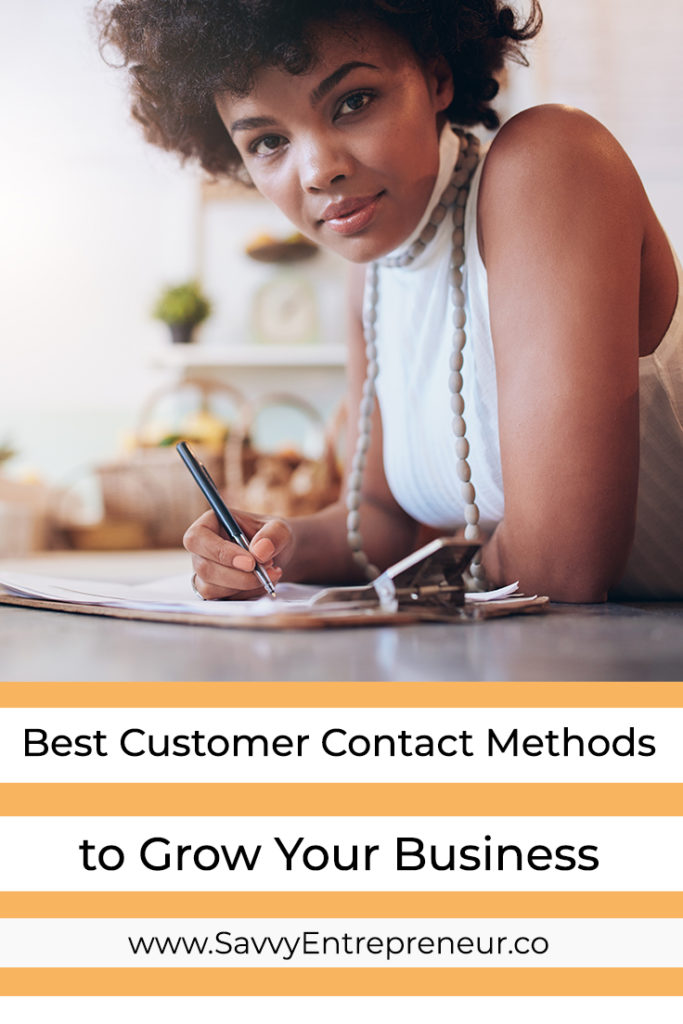 Best Customer Contact Methods PINTEREST