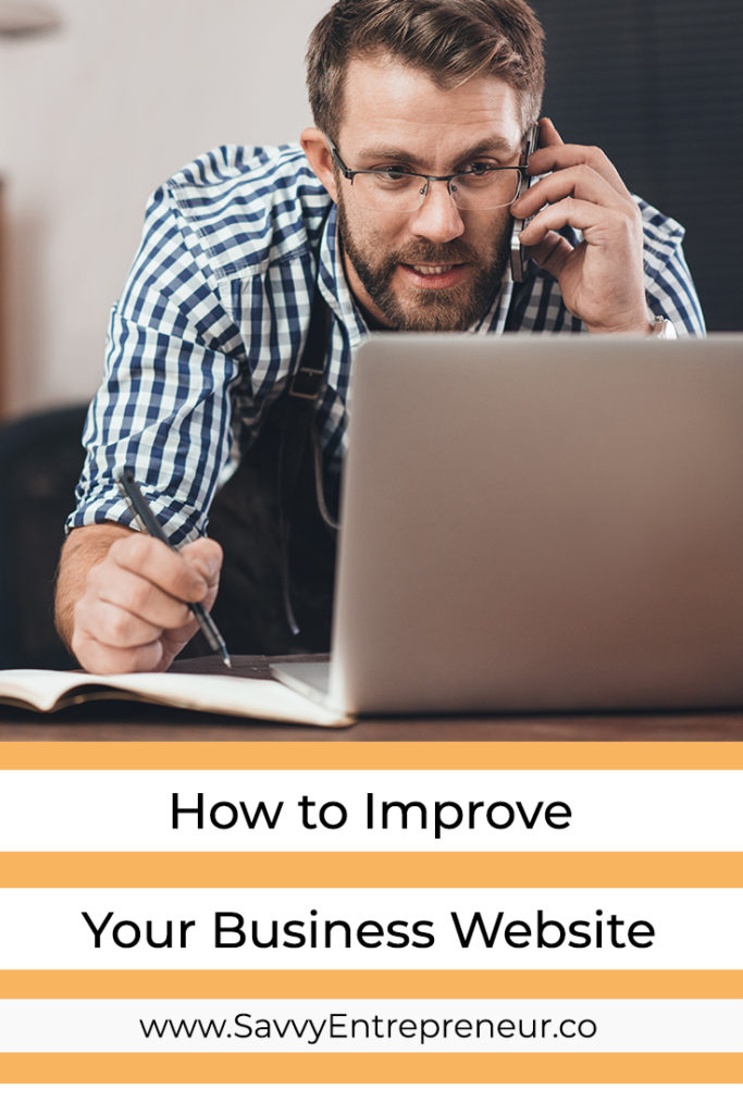 How To Improve Your Business Website For Entrepreneurs PINTEREST