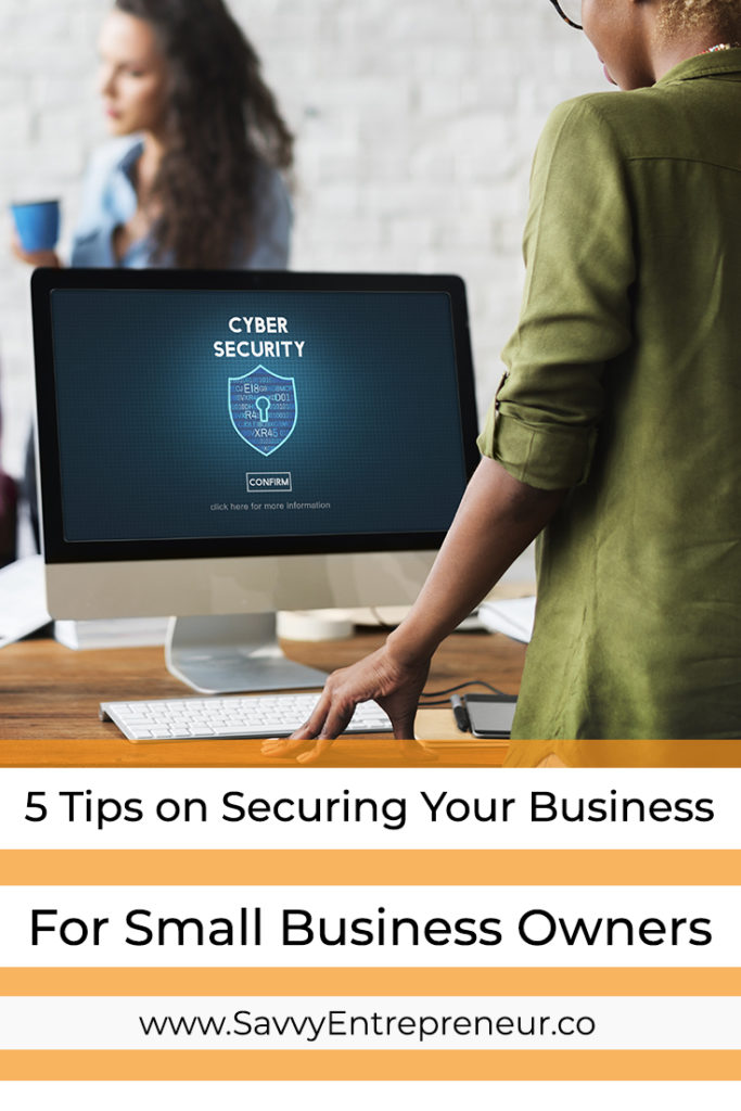 5 Tips On Securing Your Business For Small Business Owners PINTEREST